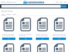 Tablet Screenshot of caridokumen.com